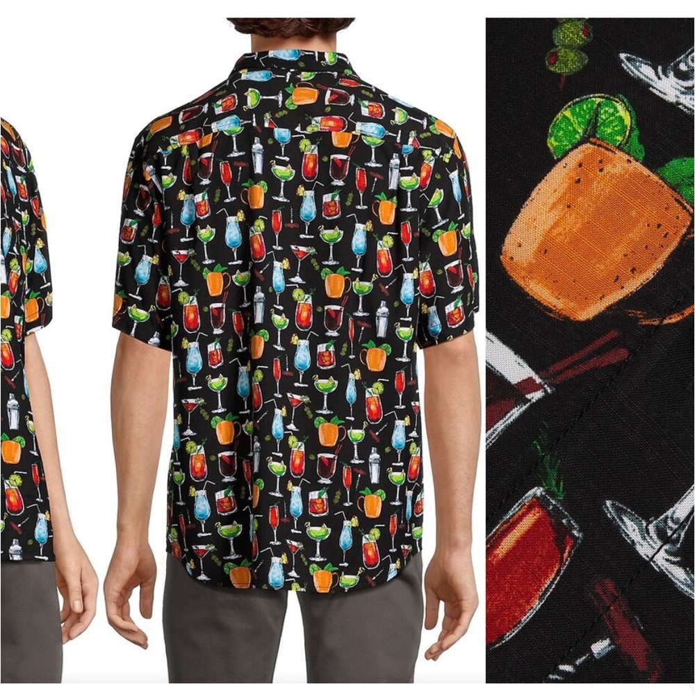 NWT Tommy Bahama Veracruz Cay All Nighter Camp Shirt - Picture 3 of 7